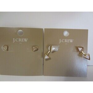 J.Crew Pavé triangle earrings NWT 16.5 Triangle drop earrings item E8082 NWT